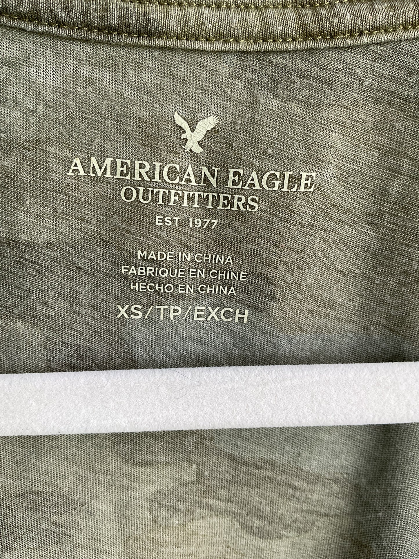 AMERICAN EAGLE CAMOUFLAGE SHORT SLEEVE TEE