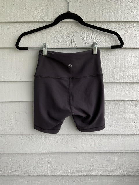 LULULEMON HIGH WAISTED BIKE SHORTS