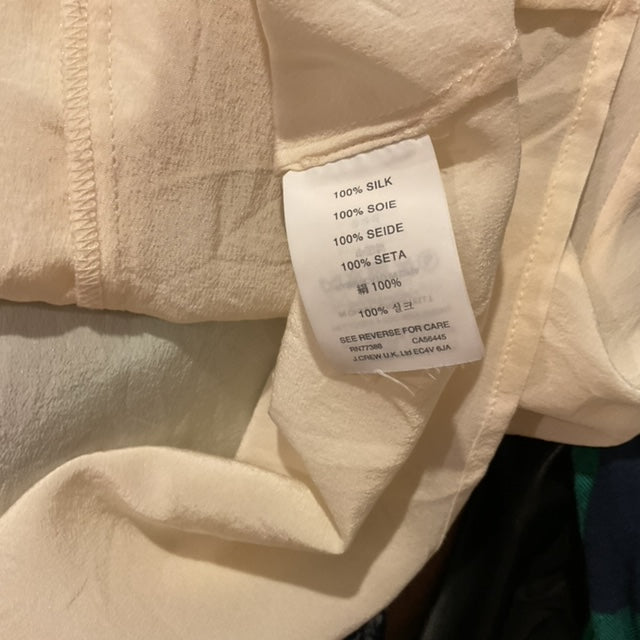 J CREW SHORT SLEEVE BLOUSE