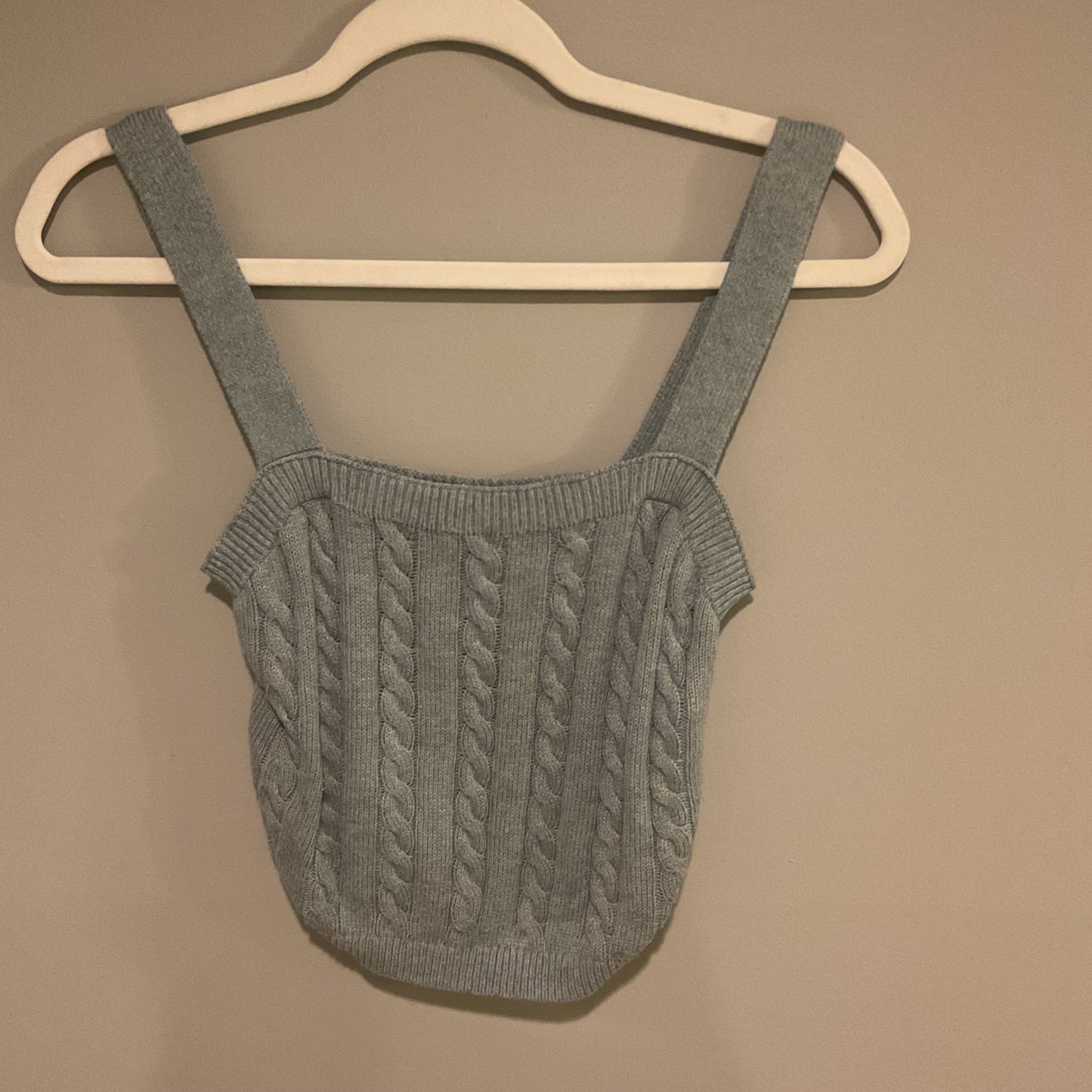 ABERCROMBIE & FITCH 2PC CABLE KNIT CARDIGAN SET