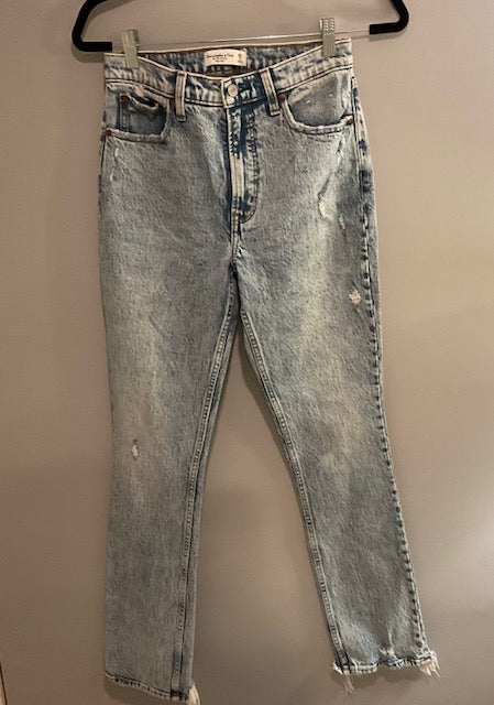 ABERCOMBIE & FITCH 90's SKINNY HIGH RISE