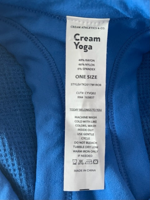 CREAM YOGA TOP