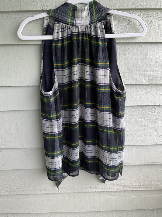 J CREW PLAID TANK TOP