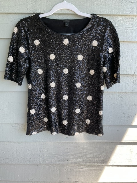 J CREW SEQUIN TOP