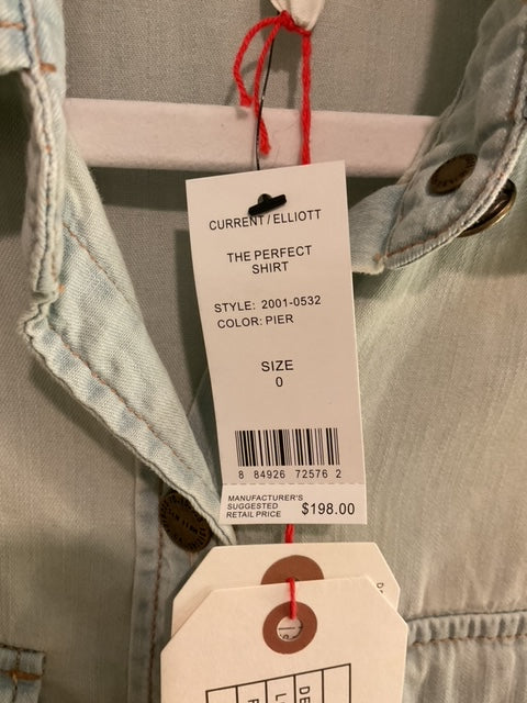 CURRENT/ELLIOT NWT LONG SLEEVE TOP