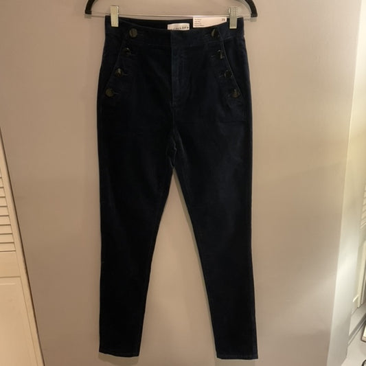 LOFT NWT HIGH RISE MARINER VELVET SKINNY PANT