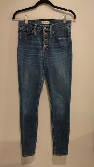 MADEWELL HIGH RISE SKINNY JEAN