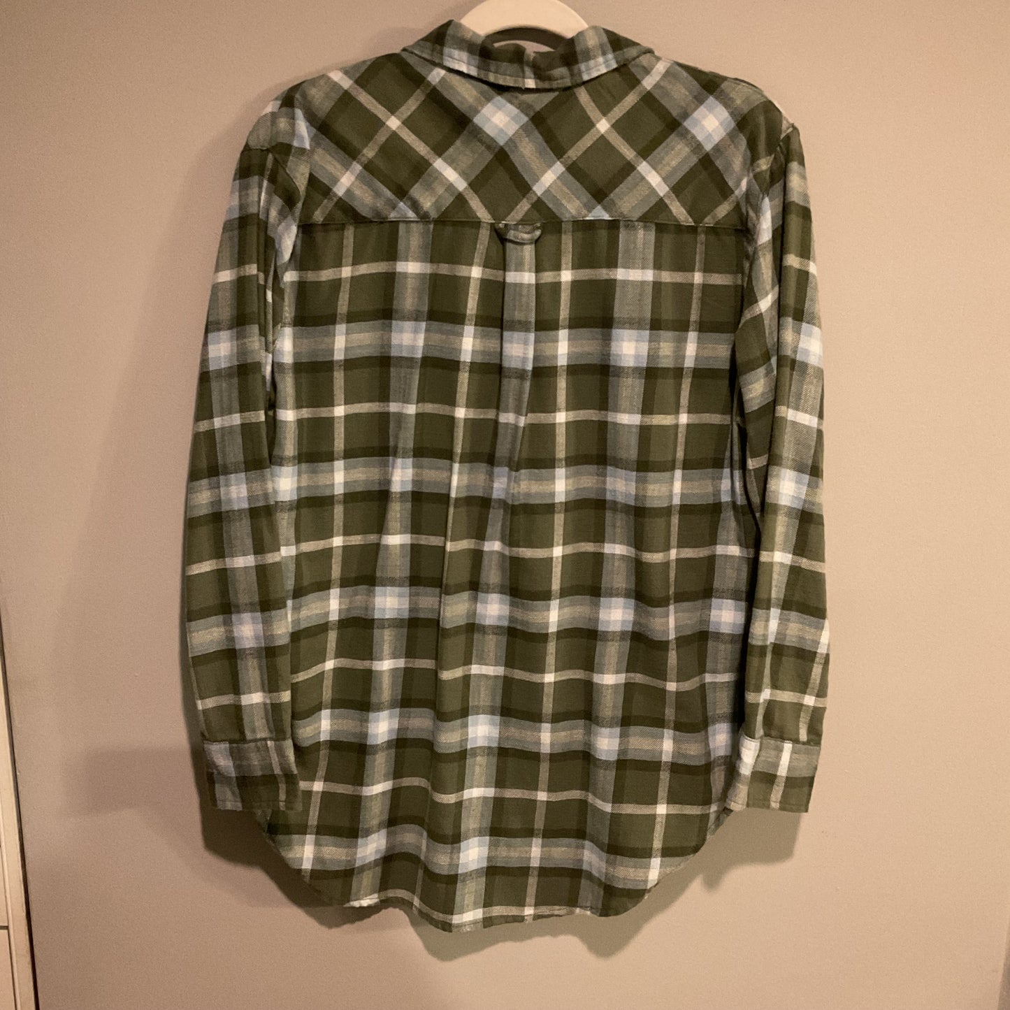 AERIE BUTTON UP FLANNEL TOP