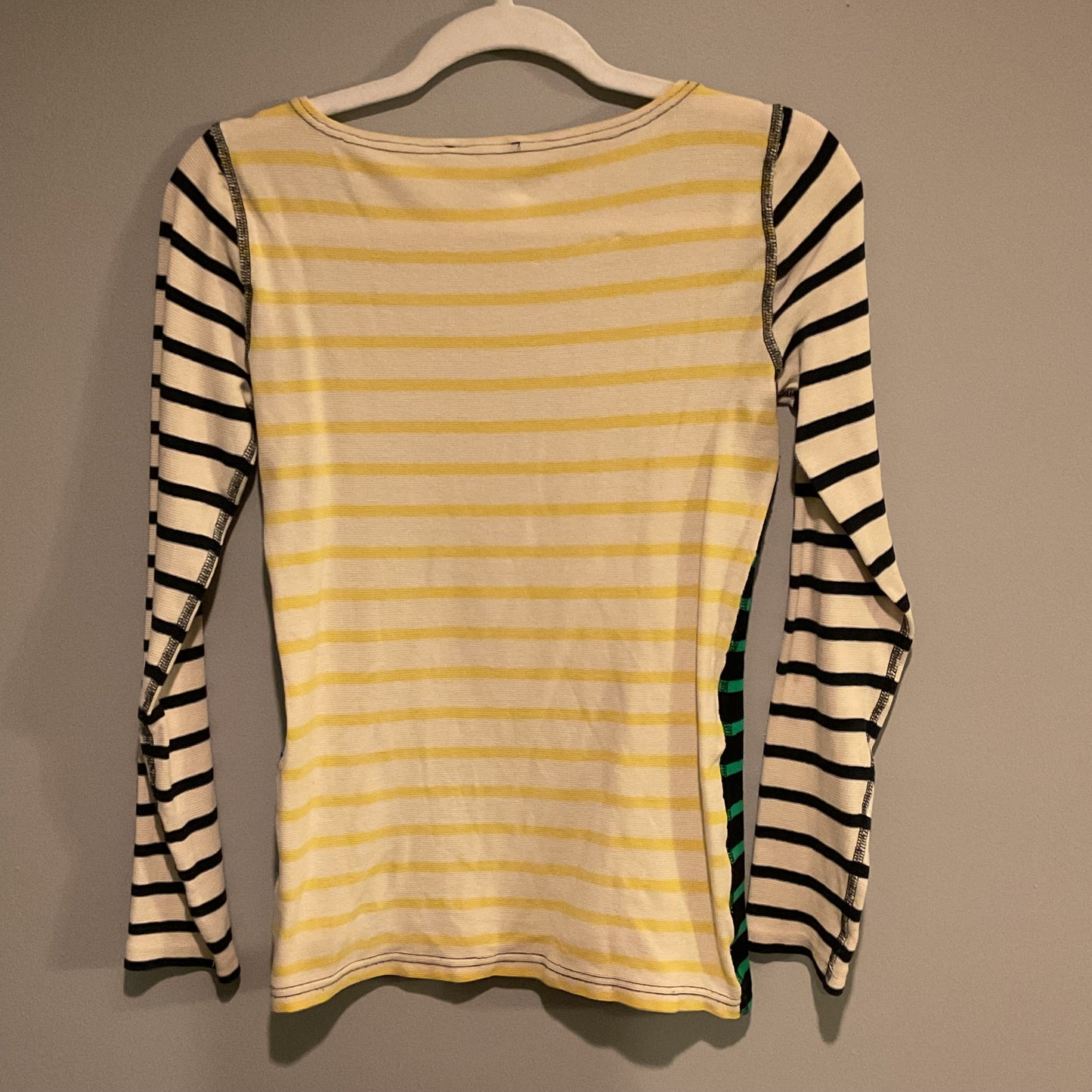 J CREW STRIPED LONG SLEEVE TOP
