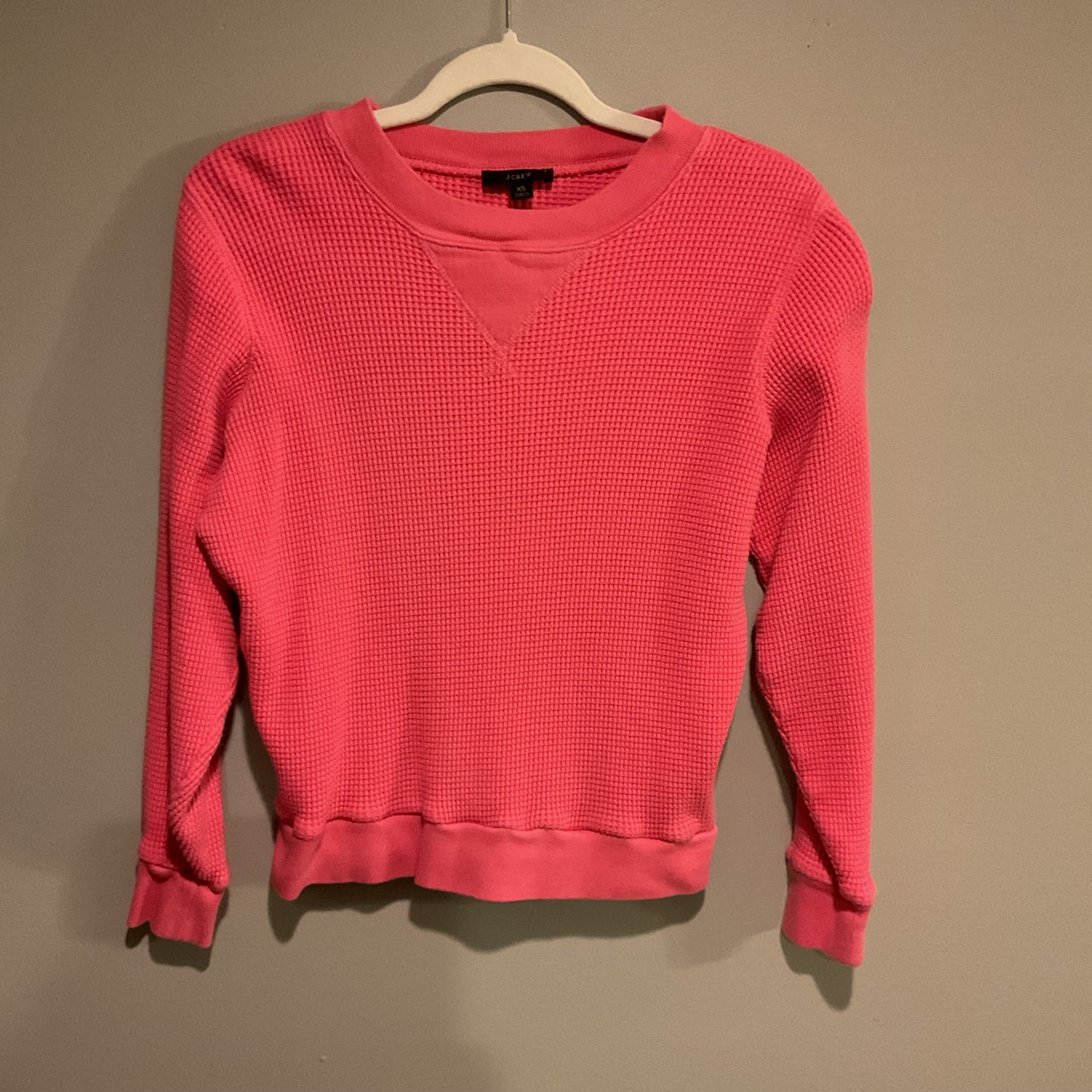 J CREW WAFFLE WEAVE SWEATER