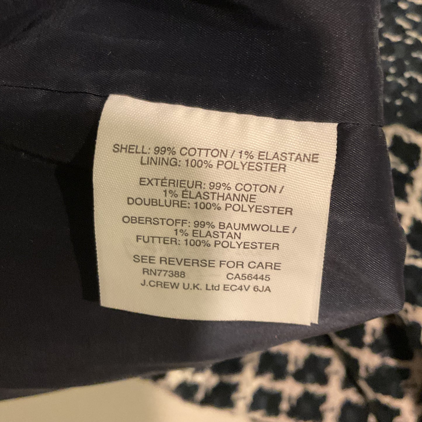 J CREW TWEED DRESS