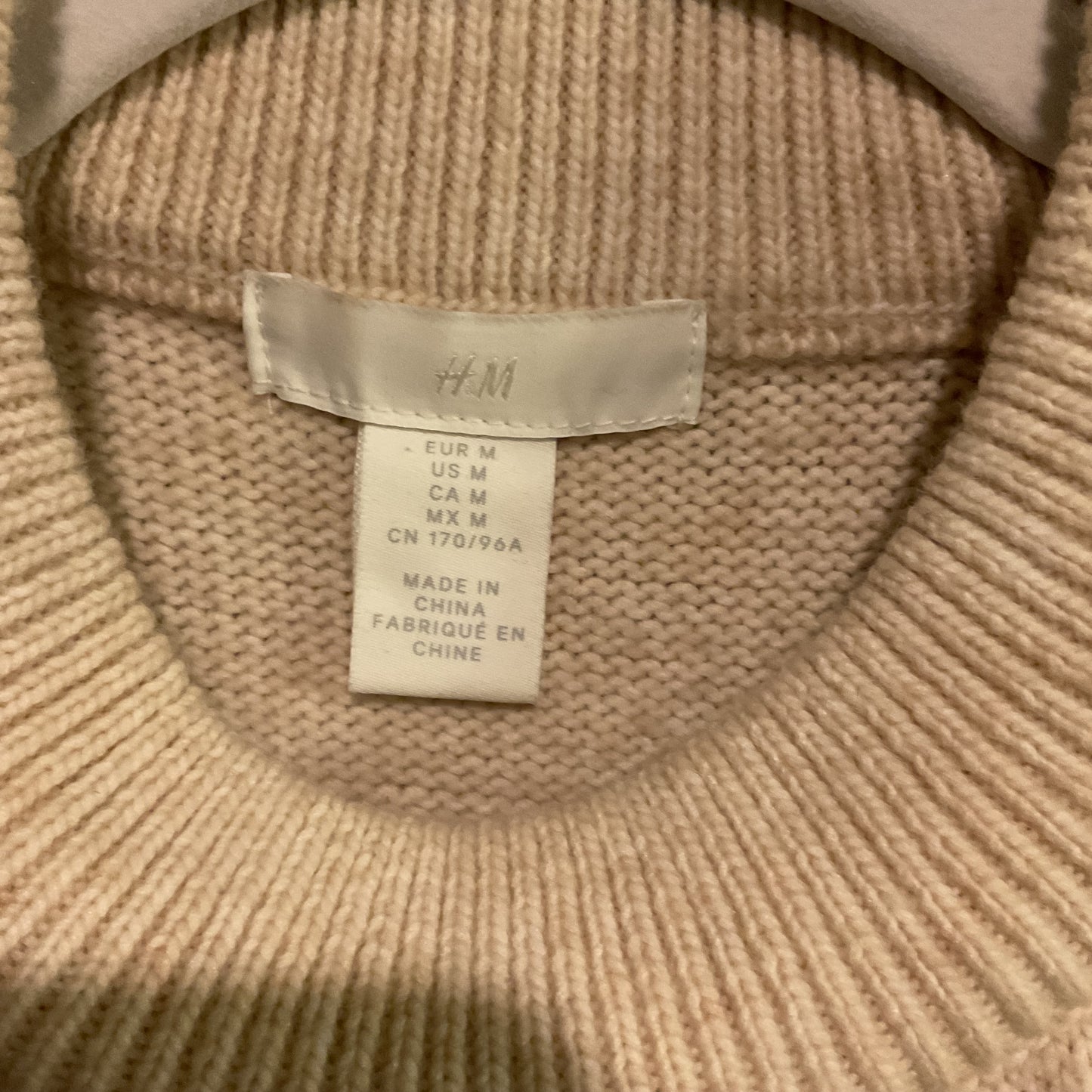 H&M CABLE KNIT SWEATER DRESS