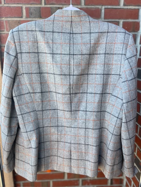 KASPER PLAID COAT