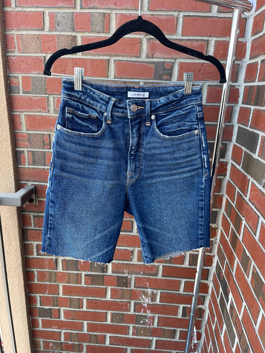 GOOD AMERICAN BERMUDA JEAN SHORTS